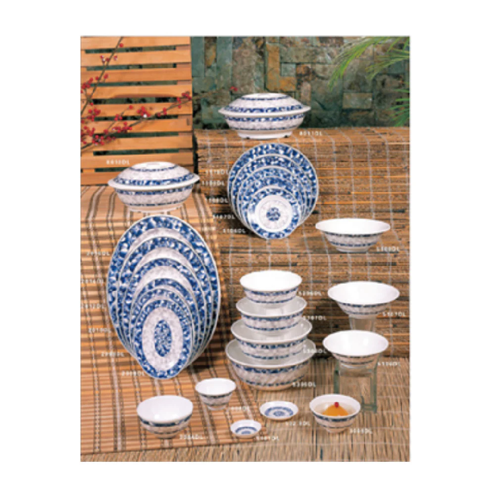 Thunder Group 8011DL 80 Oz Serving Bowl Break-resistant Dishwasher Safe Melamine Blue Dragon Thunder Group 8011DL 80 Oz Serving Bowl Break-resistant Dishwasher Safe Melamine Blue Dragon