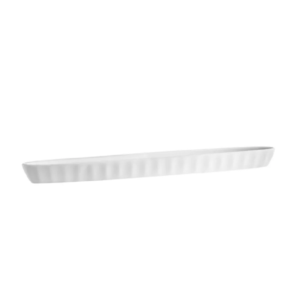CAC China OLV-1 16 Inch Accessories Olive Boat Dishwasher Safe Porcelain
