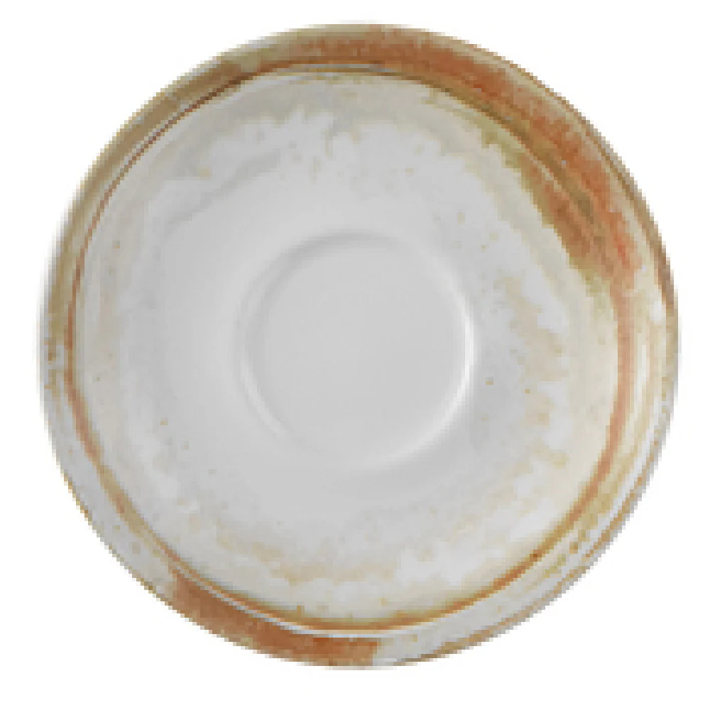 Arc Cardinal FN530 6.25 Inch Round Saucer Vitrified Ceramic Finca Sandstone