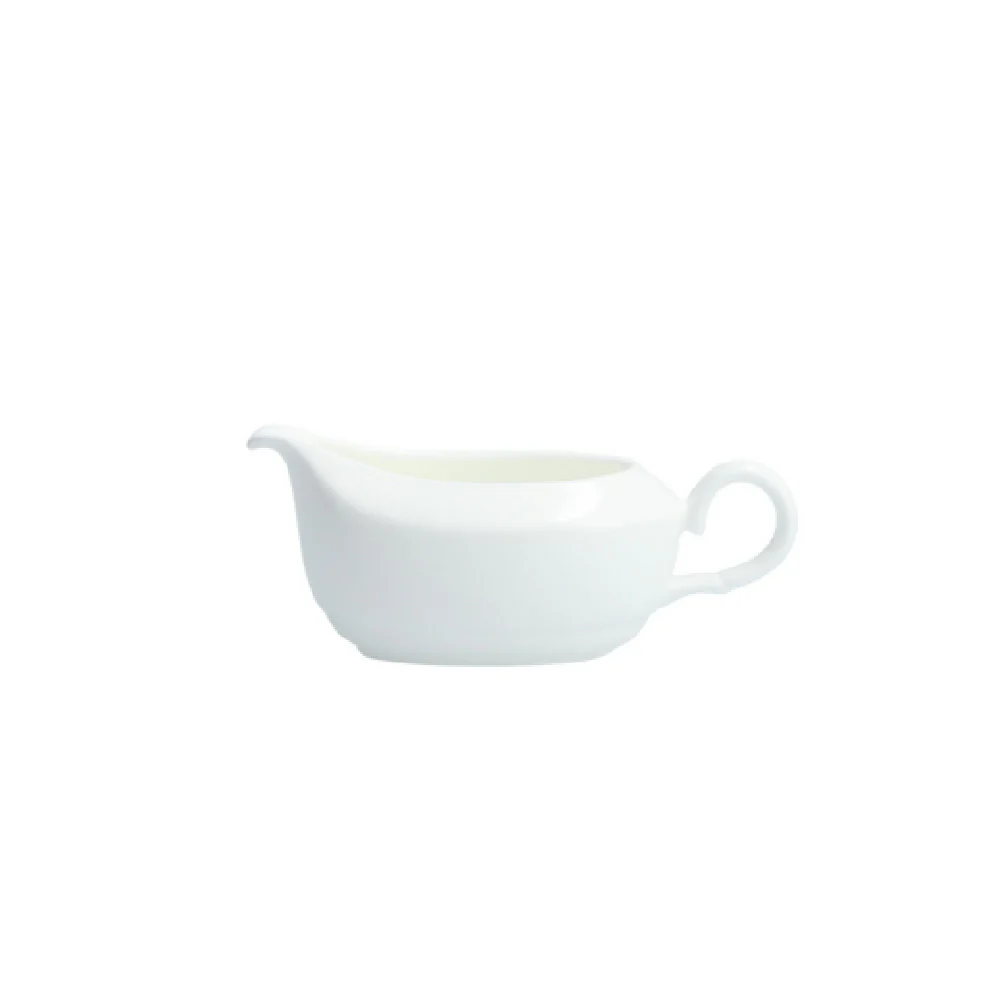 Fortessa HBW-00-605 5 Oz Andromeda Butterboat Dishwasher and Microwave Safe Bone China Fortessa HBW-00-605 5 Oz Andromeda Butterboat Dishwasher and Microwave Safe Bone China