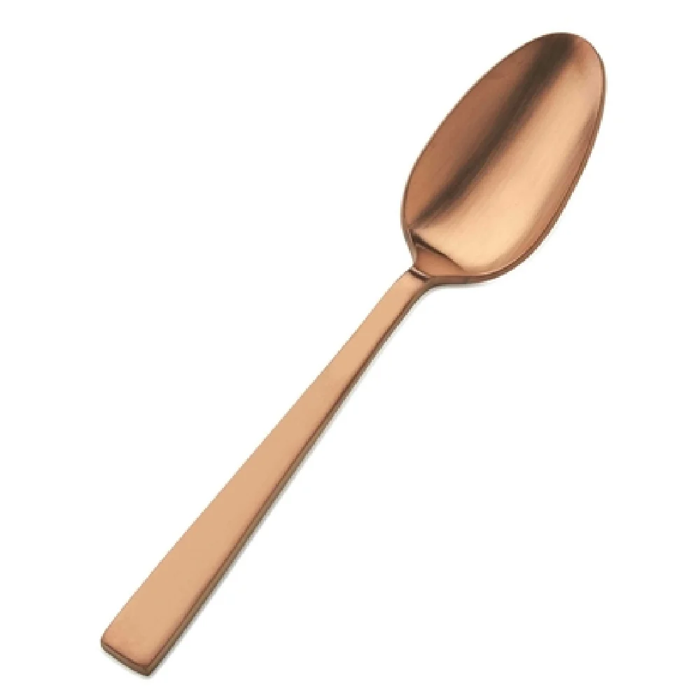 Bon Chef S3703RGM 6-1/4 Inch Dessert Spoon 18/10 Stainless Steel Rose Gold Matte