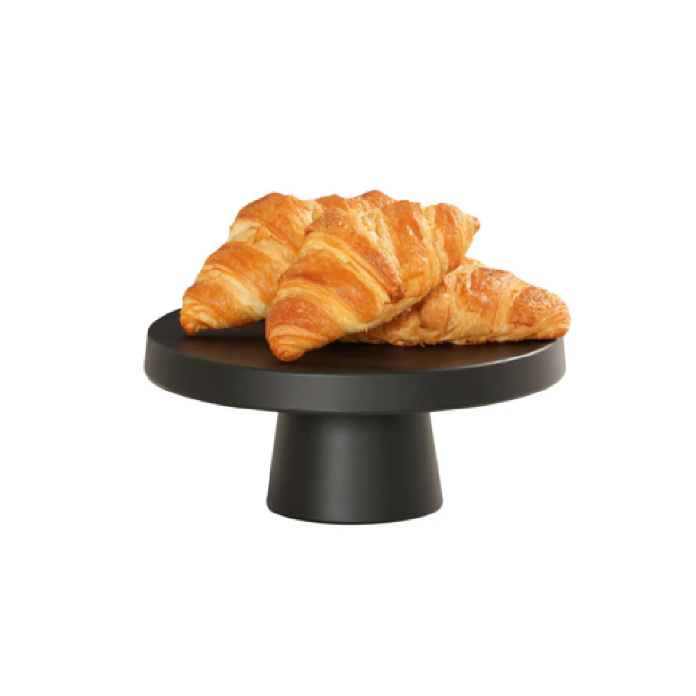 Cal-Mil 23755-104-13 10 Inch Pedestal Dishwasher-safe Melamine Black Display Stand