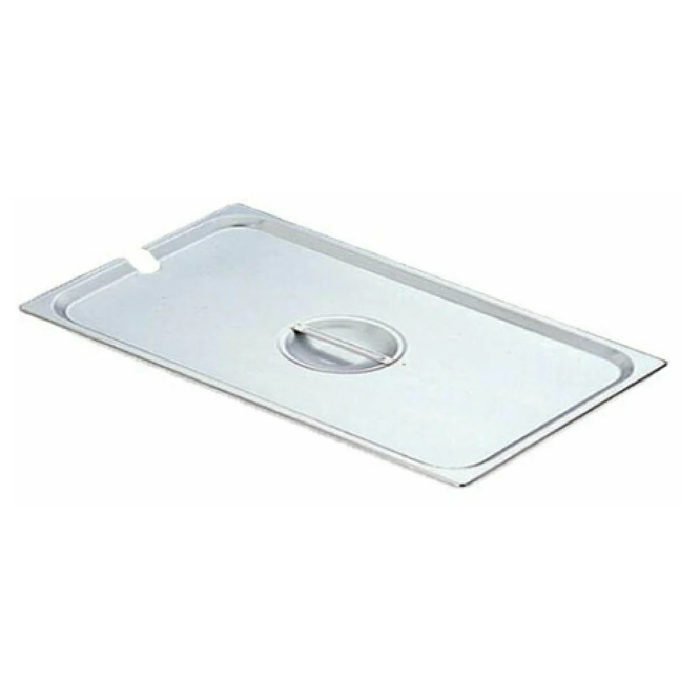 Omcan 80261 Full-size Slotted Pan Cover with Handle Stainless Steel