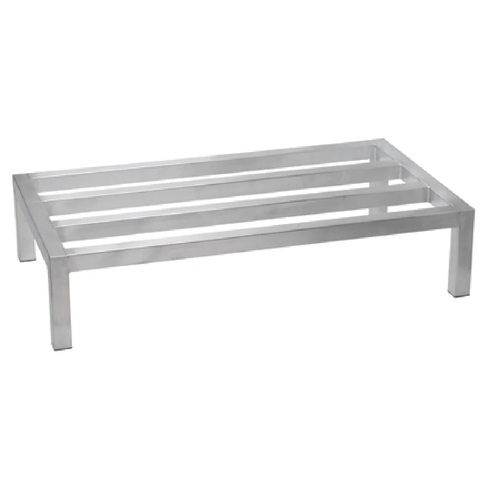 Winco ASDR-1424 24 Inch Dunnage Rack Aluminum Tubular Vented Holds 1200 Lbs