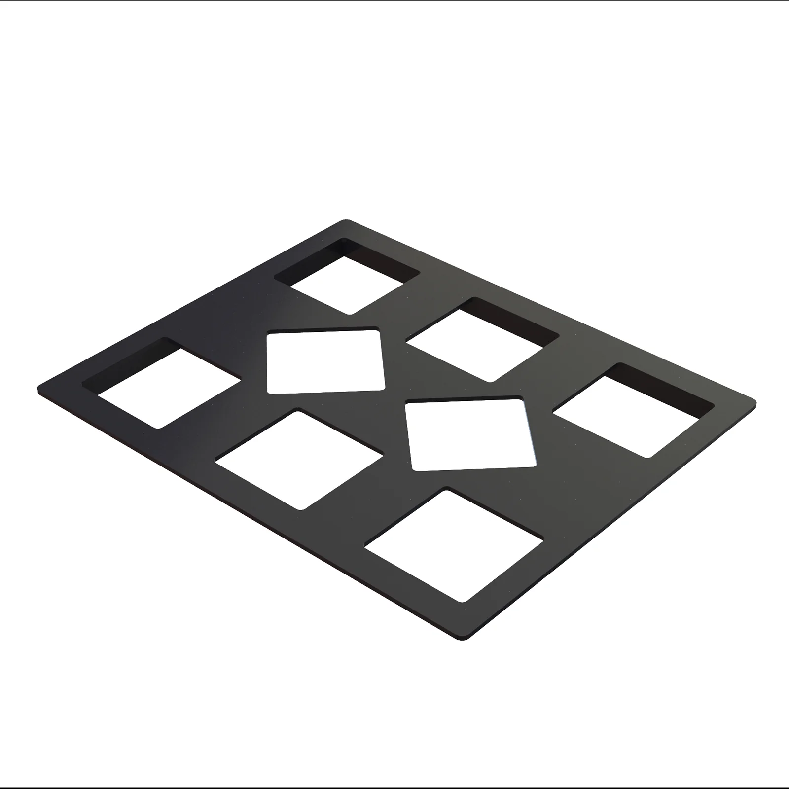 Tablecraft CW5114X 25-3/4 Inch Cold Food Template Double Well Aluminum Orange