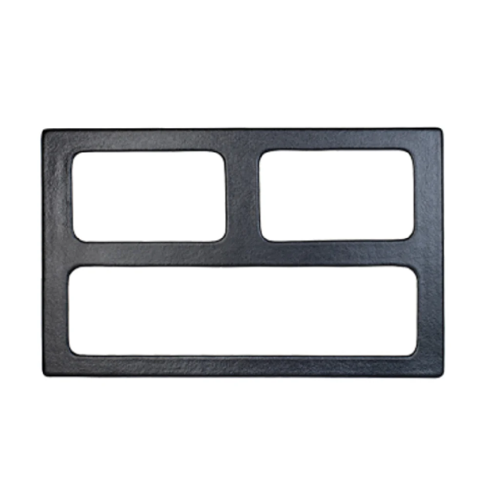 GET Enterprises T0A27TG 20-13/16 Inch Orange Tile Inset with Openings Cast Aluminum