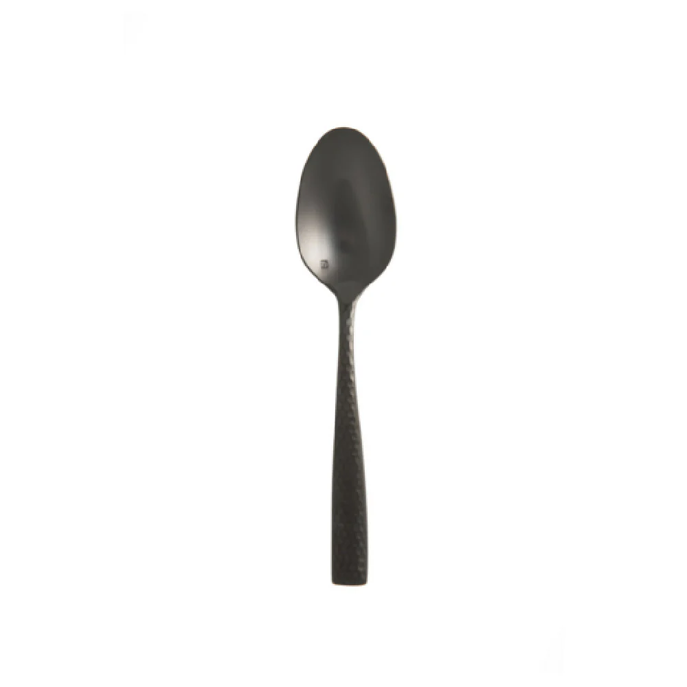 Fortessa 1.6B.102.FC.011 7.1 Inch Lucca Faceted Dessert Oval Soup Spoon Stainless Steel