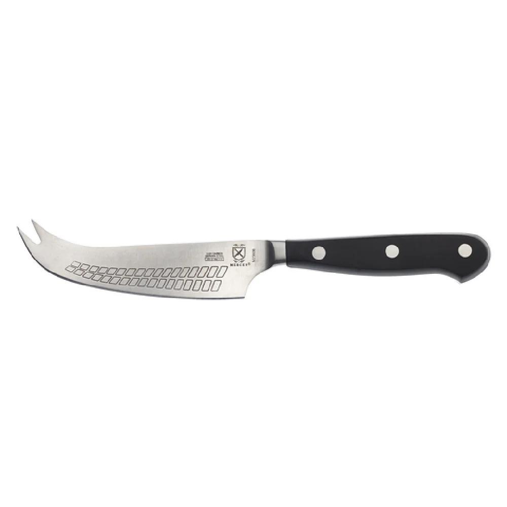 Mercer Culinary M23606 4 3/4 Inch Hard Cheese Knife High Carbon German Steel with Ergonomic POM Handle