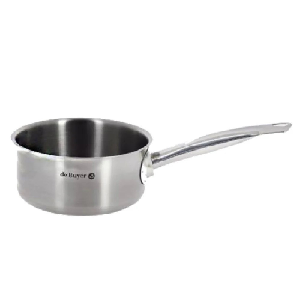 JB Prince S460 20 7.9 Inch Diameter Saucepan 3.17 Quarts Stainless Steel with Riveted Handle