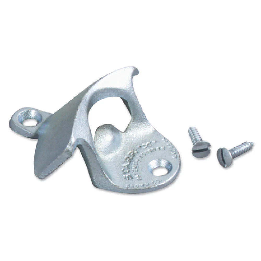 Browne Foodservice 1199 4 Inch Bottle Cap Remover Wall Mounted Cast Metal with Mounting Screws Browne Foodservice 1199 4 Inch Bottle Cap Remover Wall Mounted Cast Metal with Mounting Screws