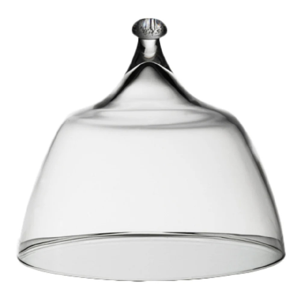 Steelite 4819R379 4.25 Inch Diameter Cloche Crystalline Glass Clear Finish