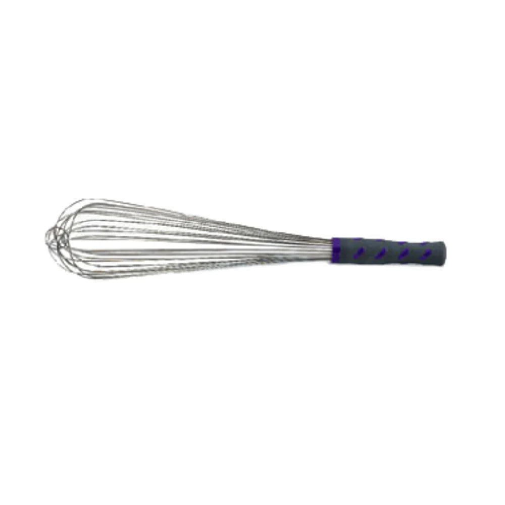 Vollrath 47005 16 Inch Piano Whip One-piece Purple Nylon Handle Stainless Steel
