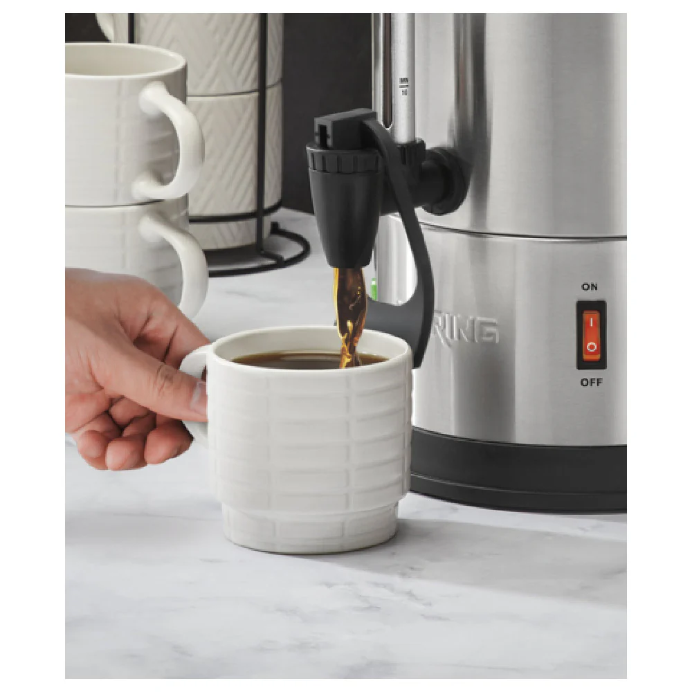 Waring WCU55X Coffee Urn (55) 5 Oz. Cup Capacity Dual Heater System Waring WCU55X Coffee Urn (55) 5 Oz. Cup Capacity Dual Heater System