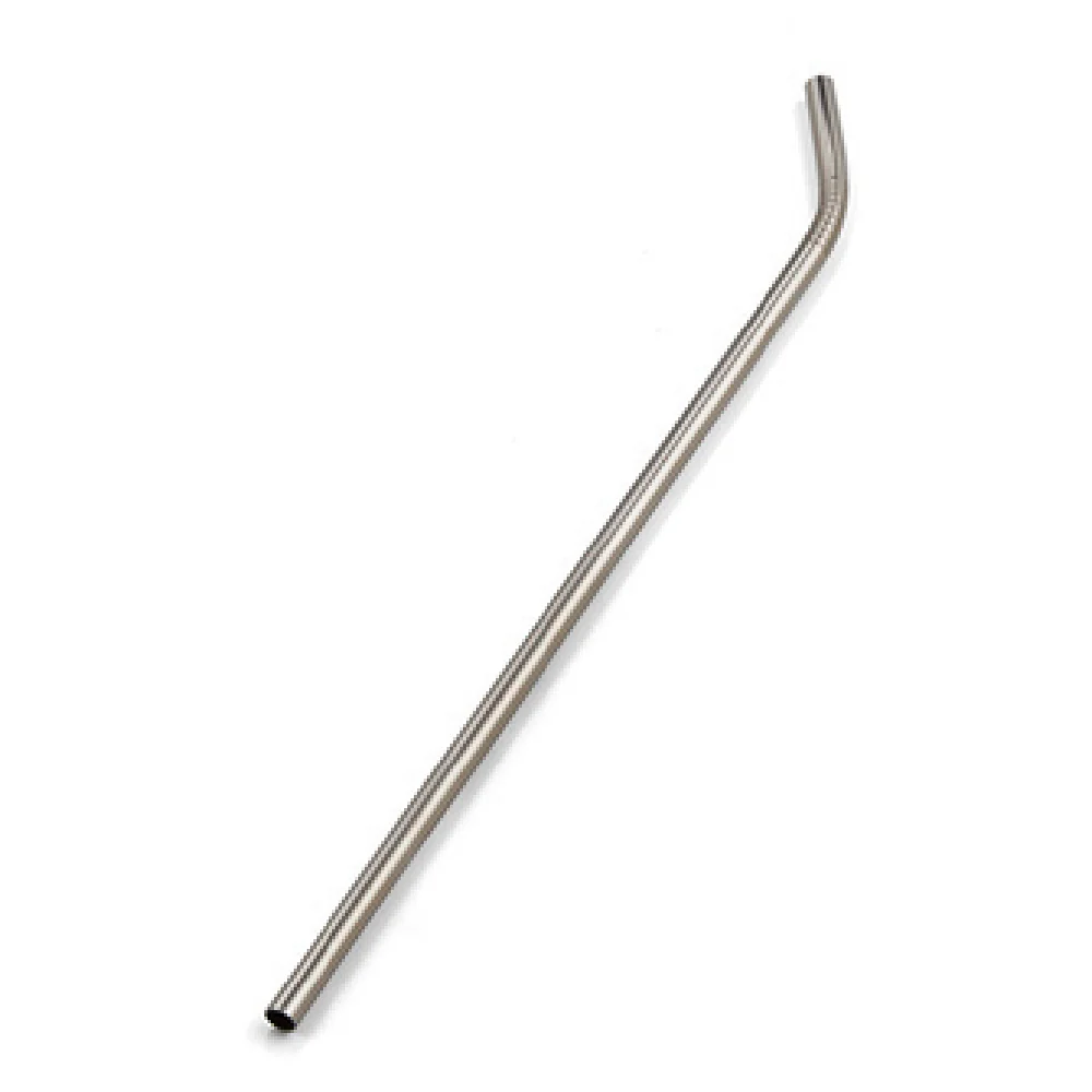 American Metalcraft STWS10 10 Inch Bended Straw Stainless Steel Silver 12 Packs