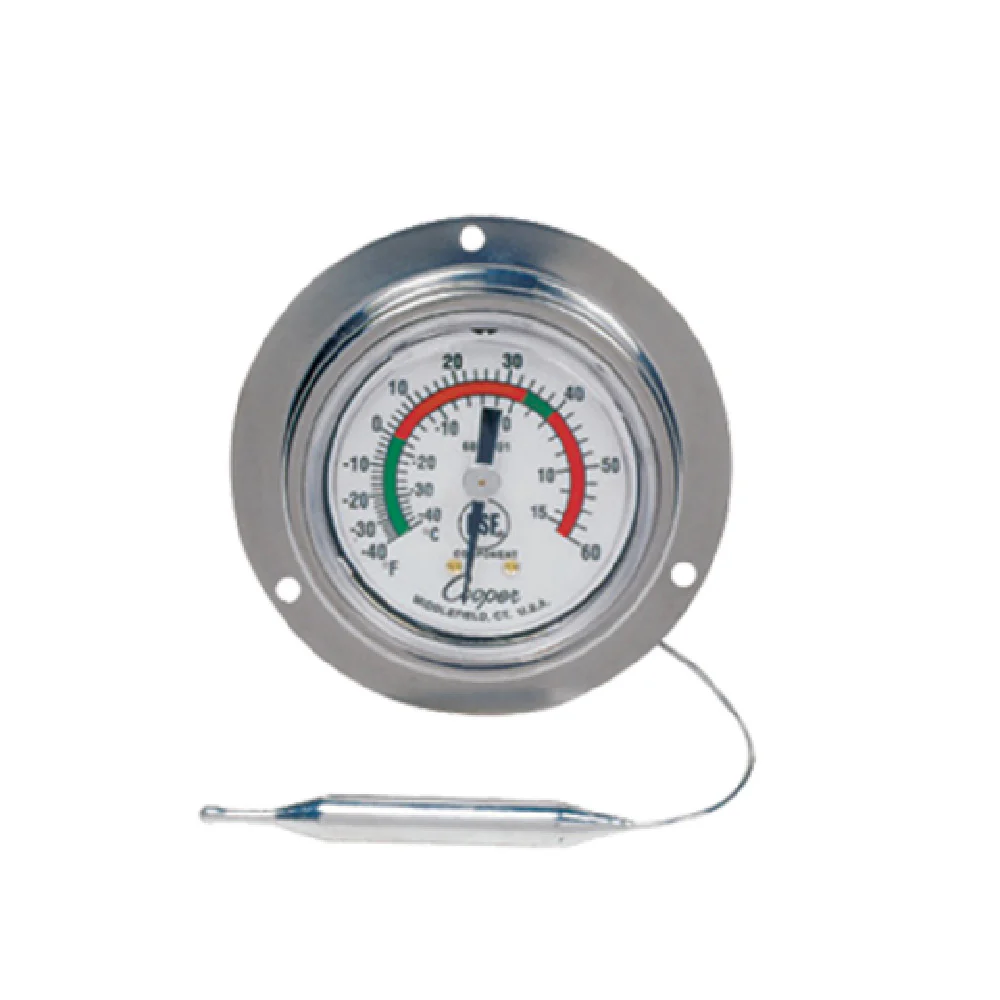 Cooper Atkins 6812-01-3 Dial Thermometer 2 Inch Panel Type with Back Flange