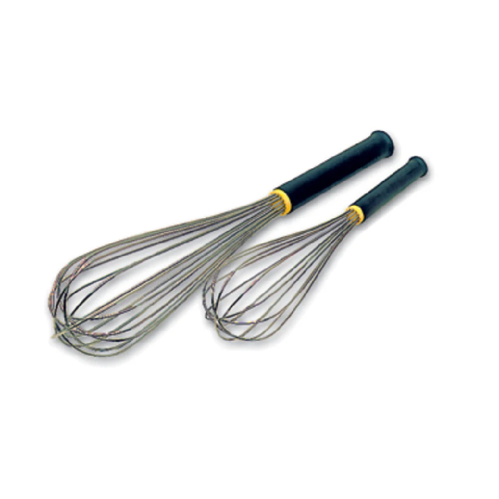 Matfer 111022 10 Inch Non-twist Spring Wire Piano Whisk Stainless Steel with Ergonomic Handle Matfer 111022 10 Inch Non-twist Spring Wire Piano Whisk Stainless Steel with Ergonomic Handle
