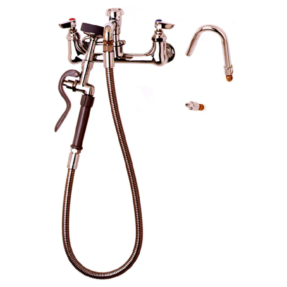 T&S Brass B-2312 Pot Filler Faucet Wall Mount Mixing Faucet With 8