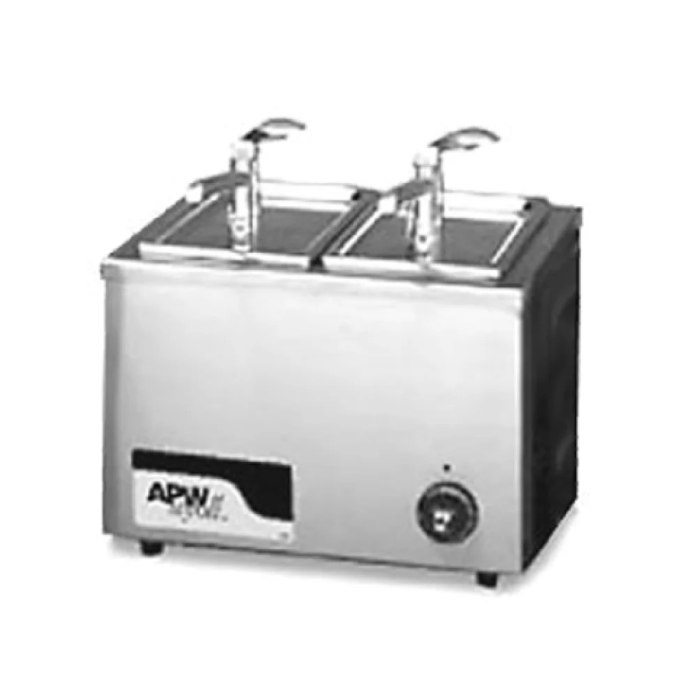 APW Wyott W-9_240 14 Inch Electric Food Pan Warmer with Thermostatic Controls