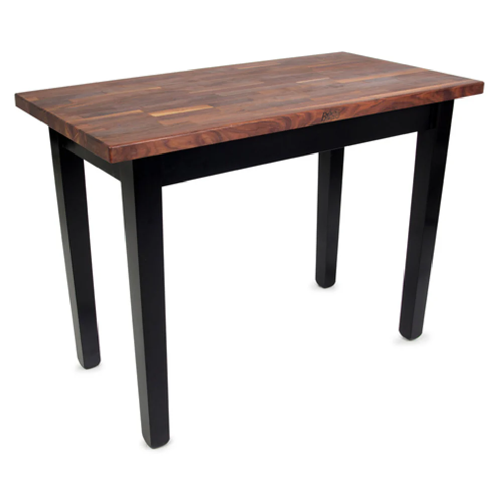John Boos WAL-C4836 48 Inch Blended American Black Walnut Table Oil Finish