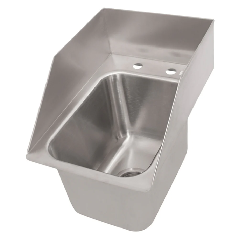 BK Resources DDI-10141024S 12-5/8 Inch Deep Drawn Drop-In Sink Stainless Steel with Basket Drain