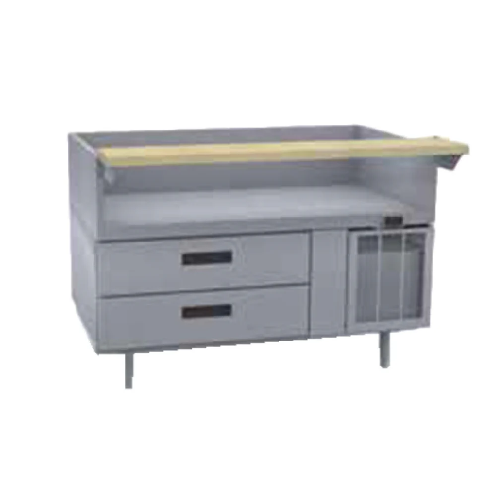 Delfield F17C60P 60 Inch Equipment Stand Refrigerated Drawer Base with 4 Drawers
