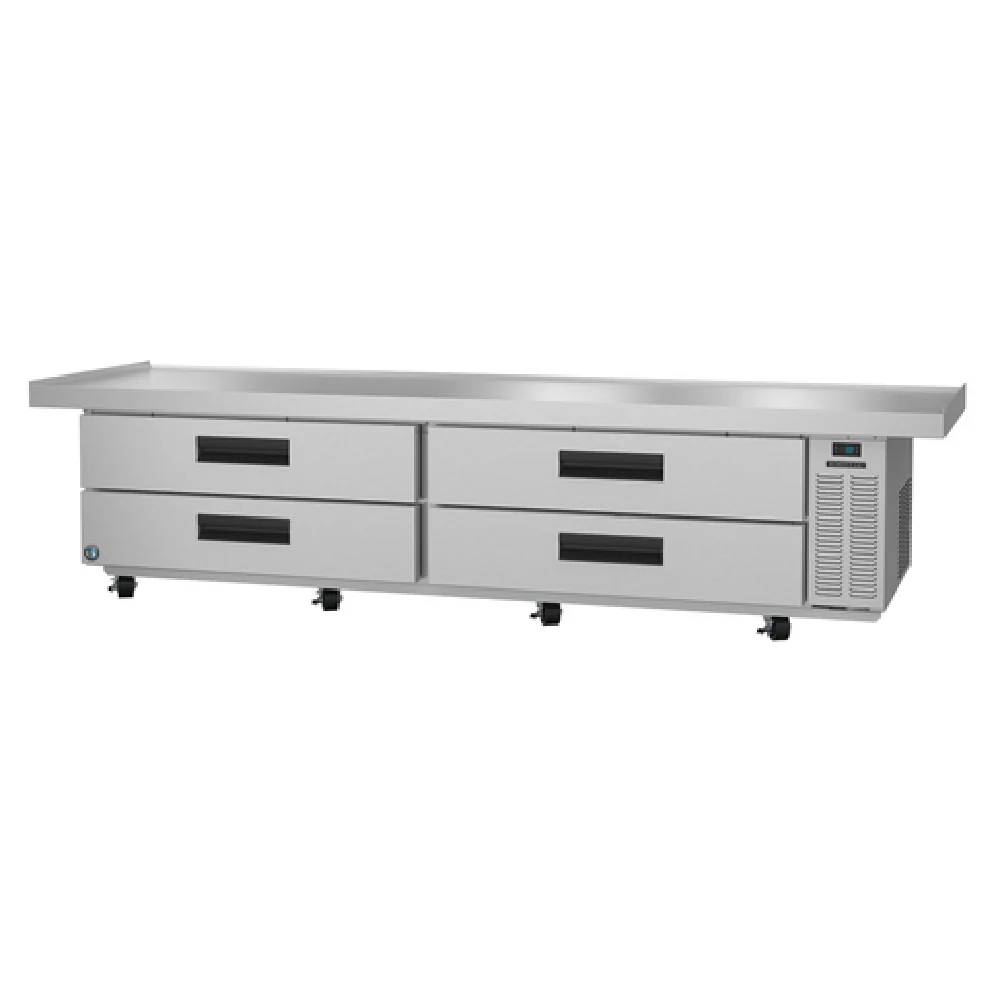 Hoshizaki CR110A 110 Inch Refrigerated Equipment Stand Stainless Steel with 4 Drawers Hoshizaki CR110A 110 Inch Refrigerated Equipment Stand Stainless Steel with 4 Drawers