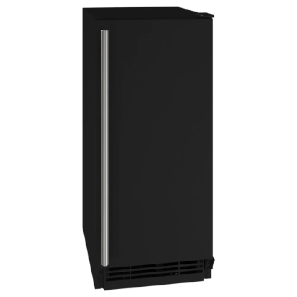 U-Line Corporation UHRE115-BS01A 14 Inch Undercounter Refrigerator Black and Stainless Steel