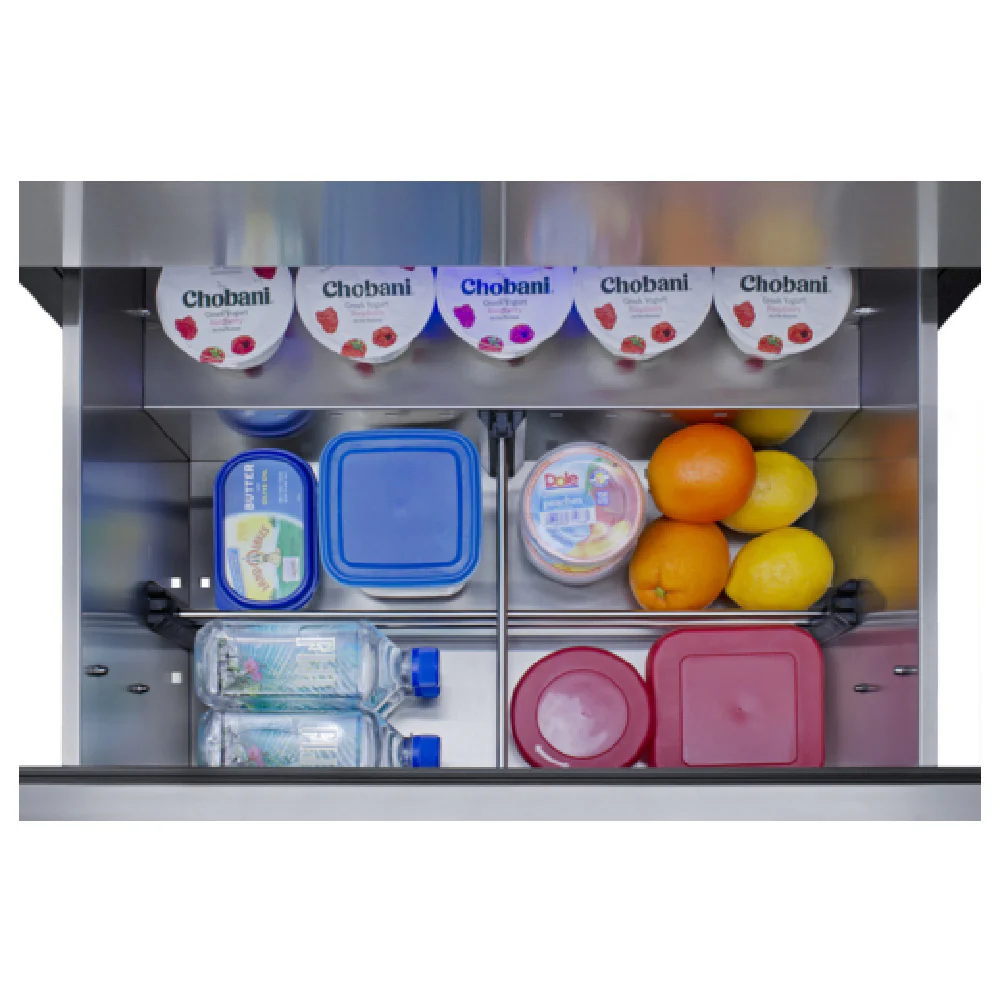 Summit SPR275OS2D 27 Inch All-refrigerator 4.83 cu ft 2 Drawer Black Cabinet Stainless Steel Summit SPR275OS2D 27 Inch All-refrigerator 4.83 cu ft 2 Drawer Black Cabinet Stainless Steel