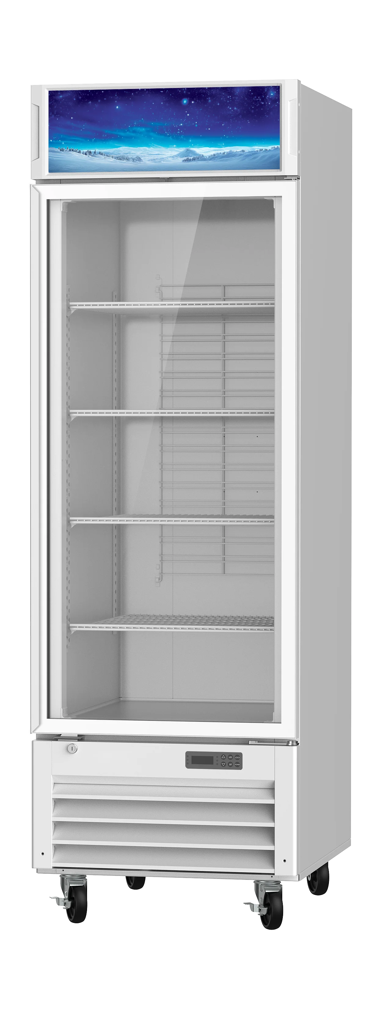 Blue Air BGM23W-HC Refrigerated Merchandiser One-section 23 Cu. Ft. Capacity