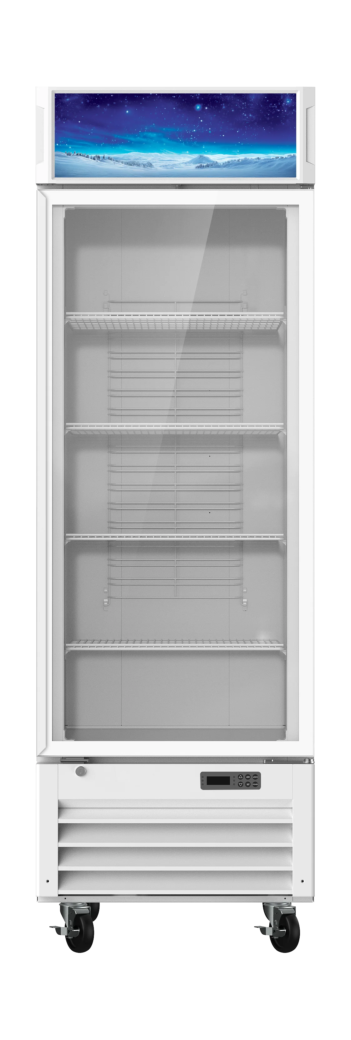 Blue Air BGM23W-HC Refrigerated Merchandiser One-section 23 Cu. Ft. Capacity Blue Air BGM23W-HC Refrigerated Merchandiser One-section 23 Cu. Ft. Capacity