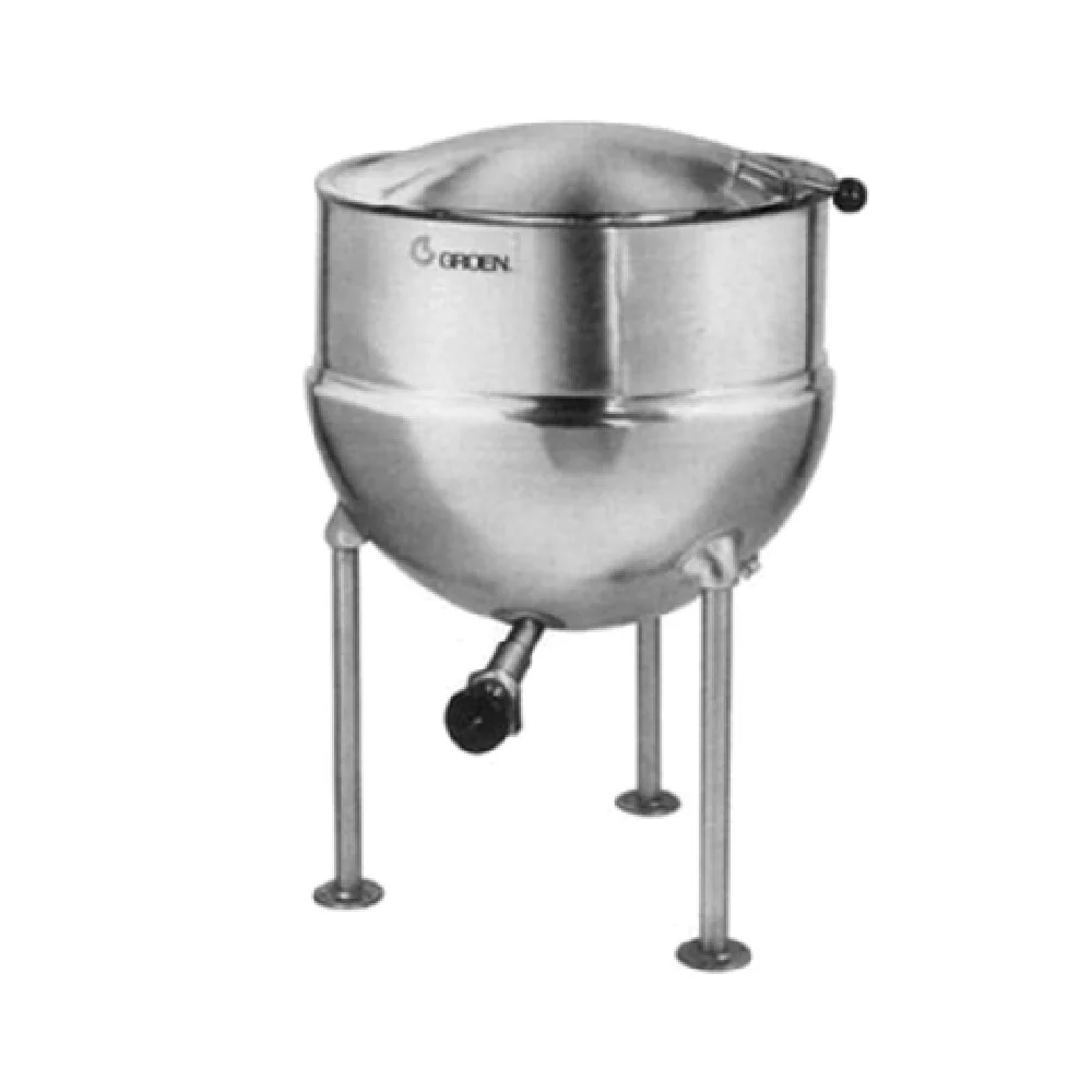 Groen FT-60 34 Inch Kettle Direct Steam 60 Gallon Capacity Stainless Steel