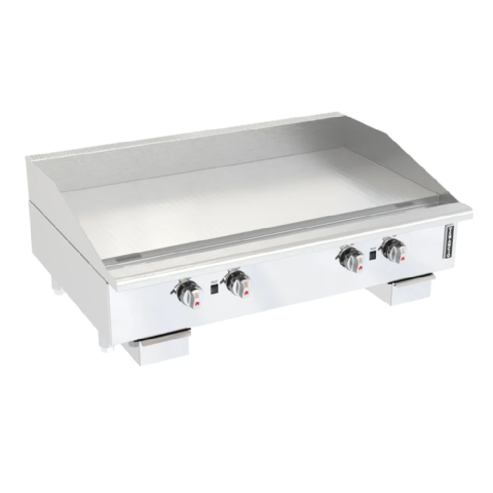 Venancio R48CT-48G_NAT 48 Inch Gas Countertop Griddle 100000 BTU Manual Controls Venancio R48CT-48G_NAT 48 Inch Gas Countertop Griddle 100000 BTU Manual Controls