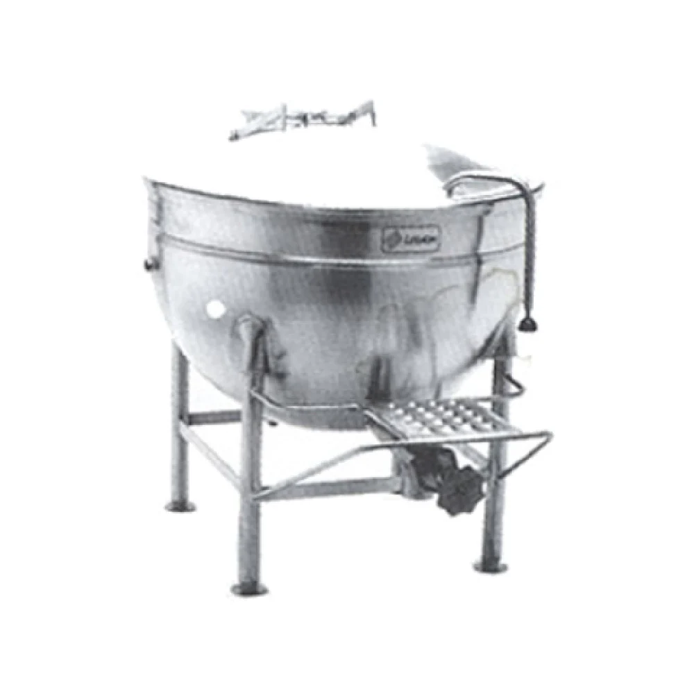 Legion LS-150 150-gallon Stationary Direct Steam Kettle Full Jacket 304 Stainless Steel with 2 inch Draw-off Valve Legion LS-150 150-gallon Stationary Direct Steam Kettle Full Jacket 304 Stainless Steel with 2 inch Draw-off Valve