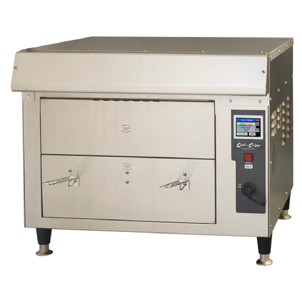 Quik N Crispy QC900009 16-1/2 Inch Greaseless Deep Fryer with Touchscreen