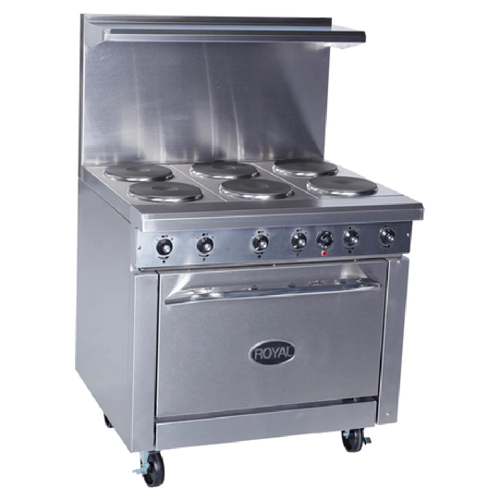 Royal Range Of California RRE-6-C_208/60/1 (QUICK SHIP) Restaurant Range Electric