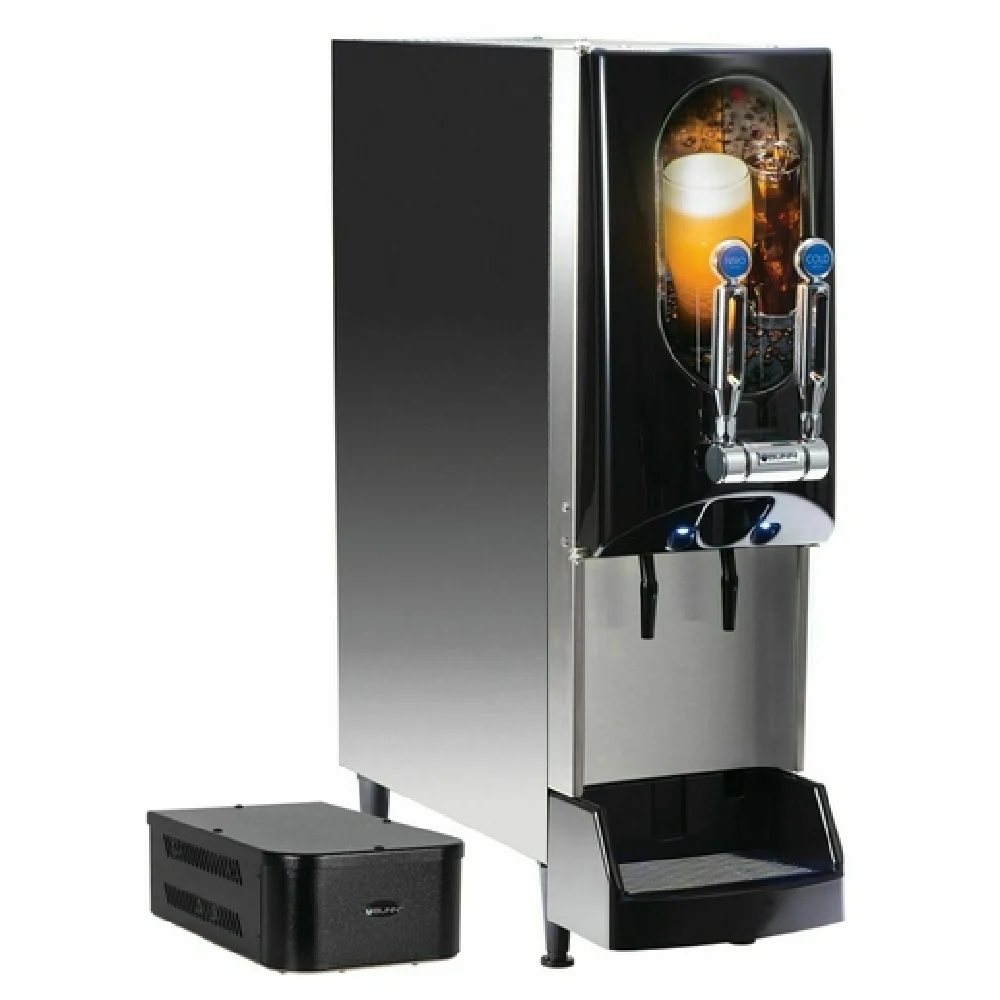 Bunn 51600.0028 10 Inch Countertop Gas Beverage Dispenser with Dual Flavors