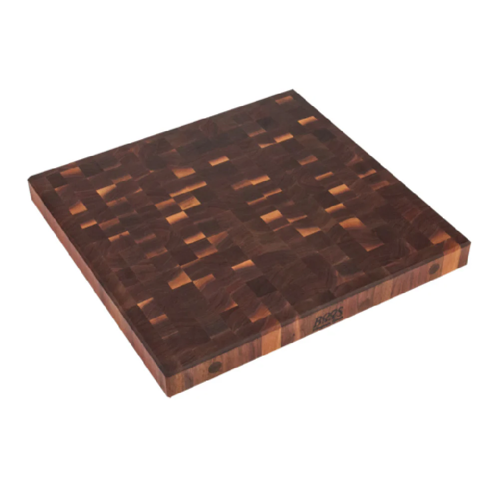 John Boos WALBBIT2-3625 36 Inch Island Countertop End Grain Black Walnut with Finish