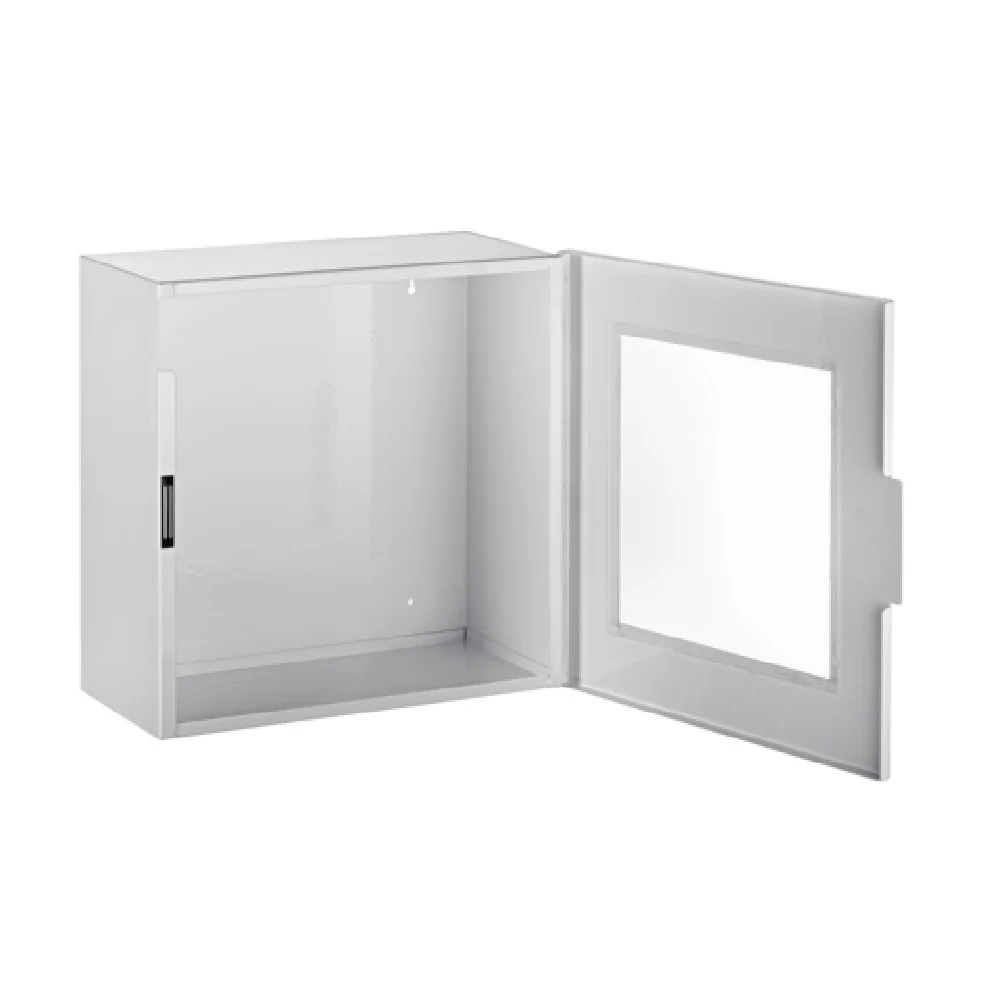 Alpine Industries ADI999-01 15 Inch AED Storage Unit non-alarmed stainless steel white Alpine Industries ADI999-01 15 Inch AED Storage Unit non-alarmed stainless steel white