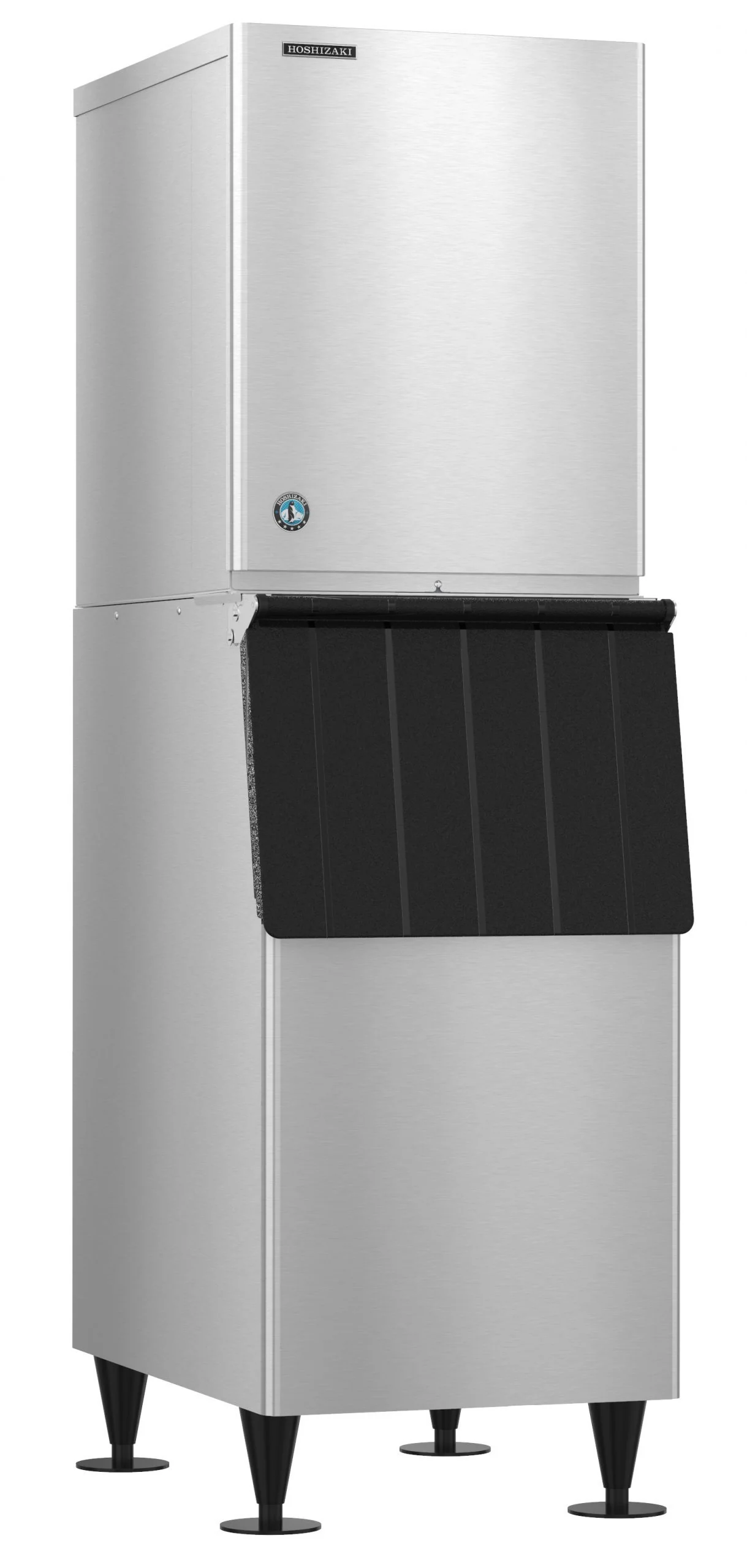Hoshizaki KM-350MWJ Water-cooled Ice Maker Crescent Cubes Stainless Steel 414 Lb/Day