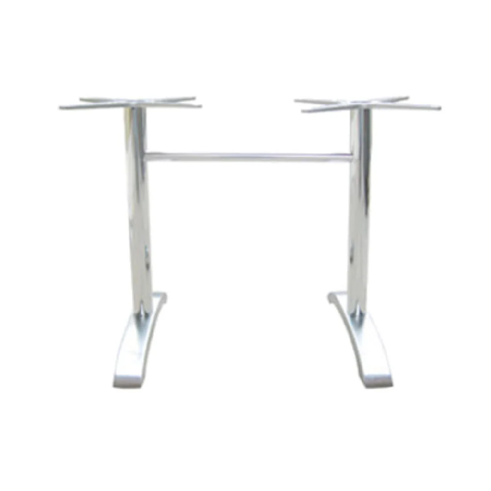 emuamericas llc AB1363-22 28 Inch Dining Height Table Base Aluminum with PVC Caps
