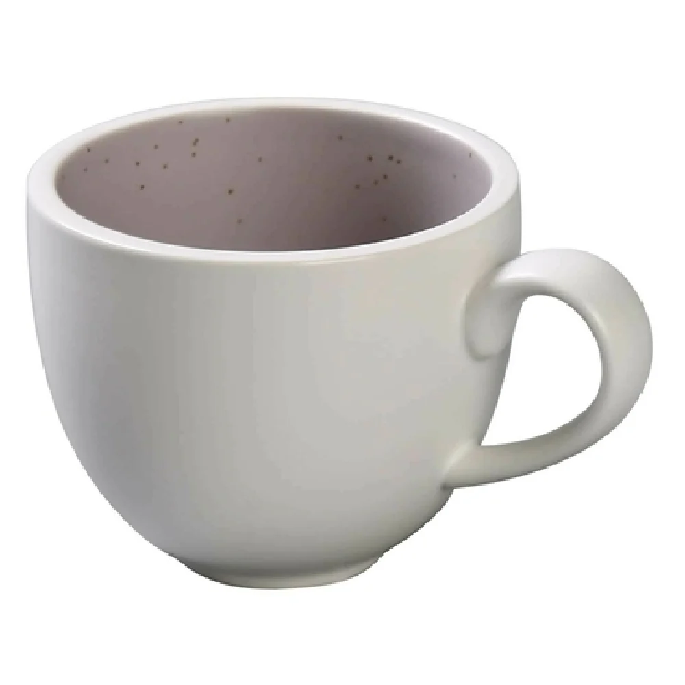 Yanco DM-001 7 Oz Denmark Coffee Cup with Handle Glazed Porcelain Matte Lavender