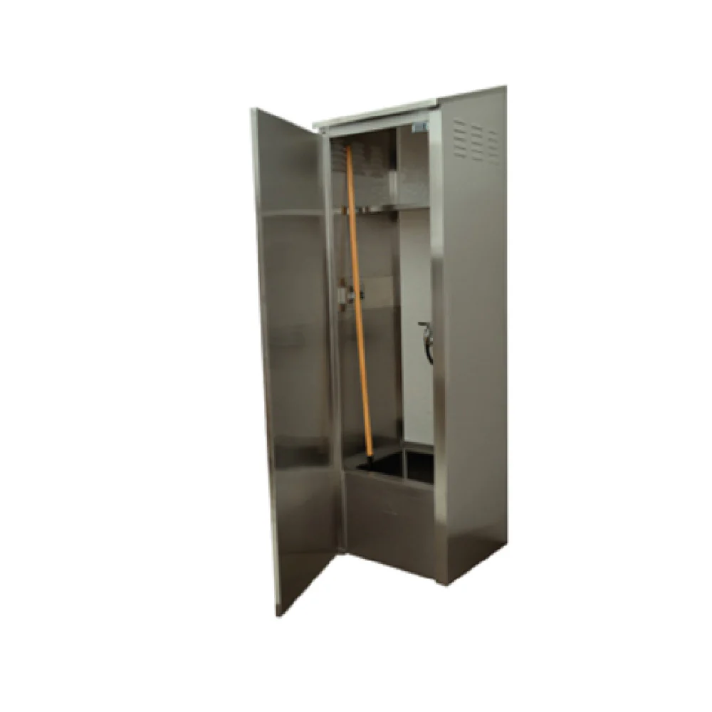 Advance Tabco 9-OPC-84-X 25-3/16 Inch Cabinet with Mop Sink Stainless Steel with Drain