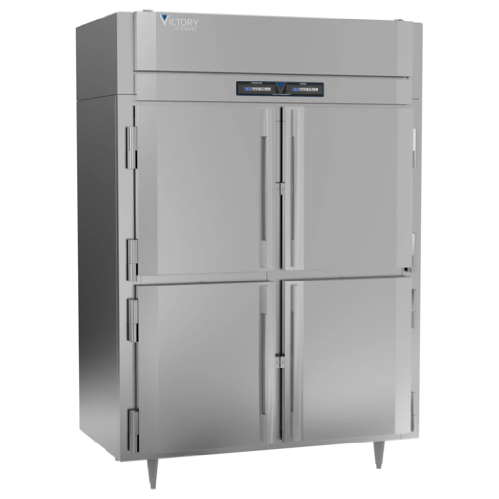 Victory RFS-2D-S1-EW-HD-HC 58 Inch Reach In Refrigerator Freezer 24 cu ft Dual Temp Victory RFS-2D-S1-EW-HD-HC 58 Inch Reach In Refrigerator Freezer 24 cu ft Dual Temp