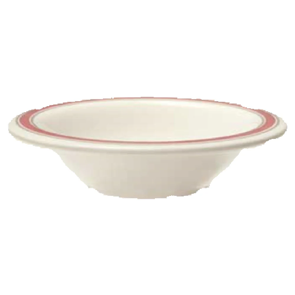 GET Enterprises B-454-OX 4-3/4 Inch 4-1/2 Oz Diamond Oxford Bowl Melamine White Pink Rim GET Enterprises B-454-OX 4-3/4 Inch 4-1/2 Oz Diamond Oxford Bowl Melamine White Pink Rim