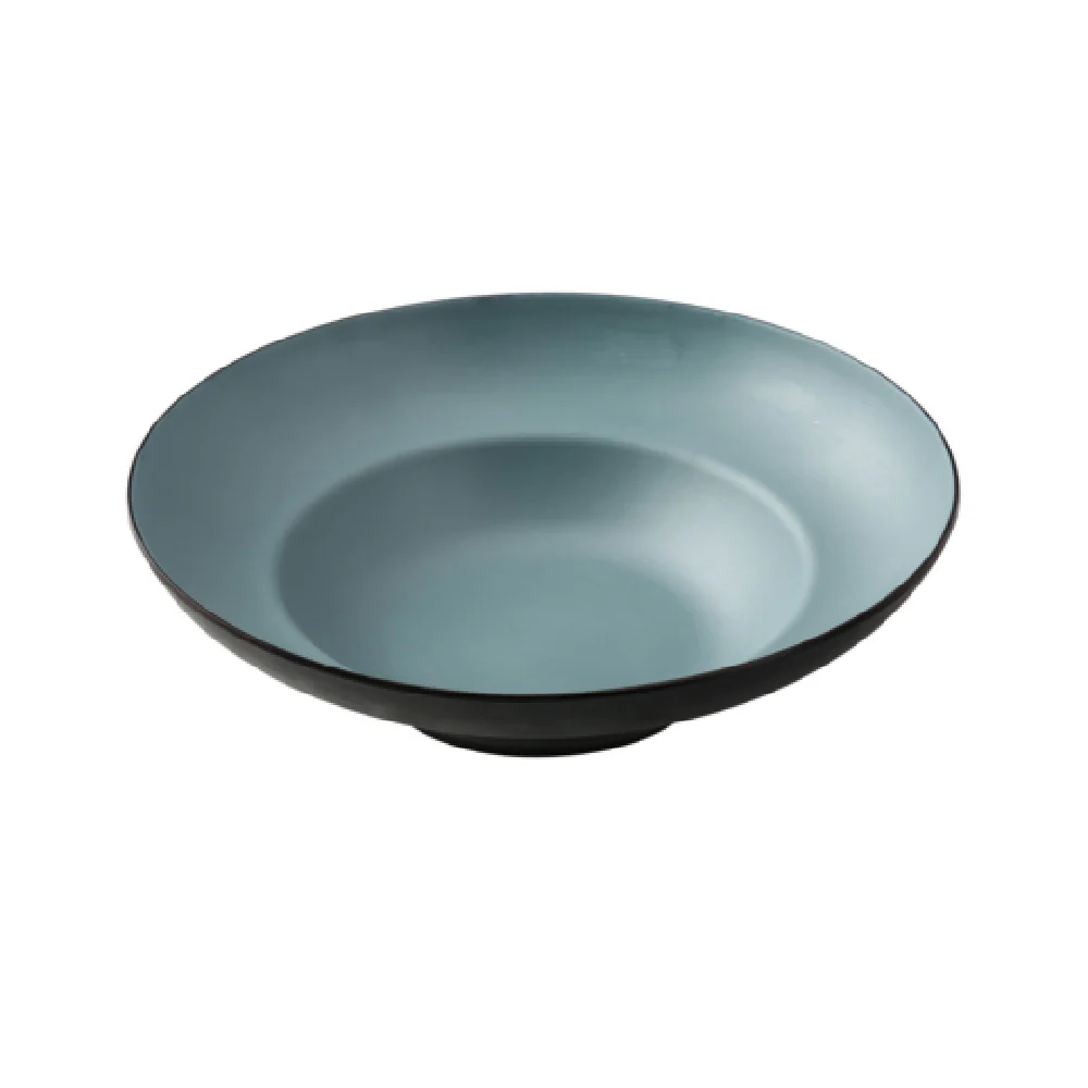 Yanco BM-811TL 11 Inch 20 Oz Round Pasta Bowl Dishwasher Safe Melamine Two Tone Yanco BM-811TL 11 Inch 20 Oz Round Pasta Bowl Dishwasher Safe Melamine Two Tone