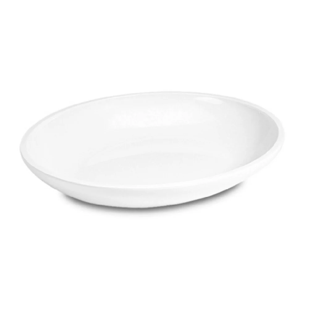 Steelite DFBOV13112ME020 2.75 Qt Oval Bowl Metro White Melamine 5 Packs Steelite DFBOV13112ME020 2.75 Qt Oval Bowl Metro White Melamine 5 Packs