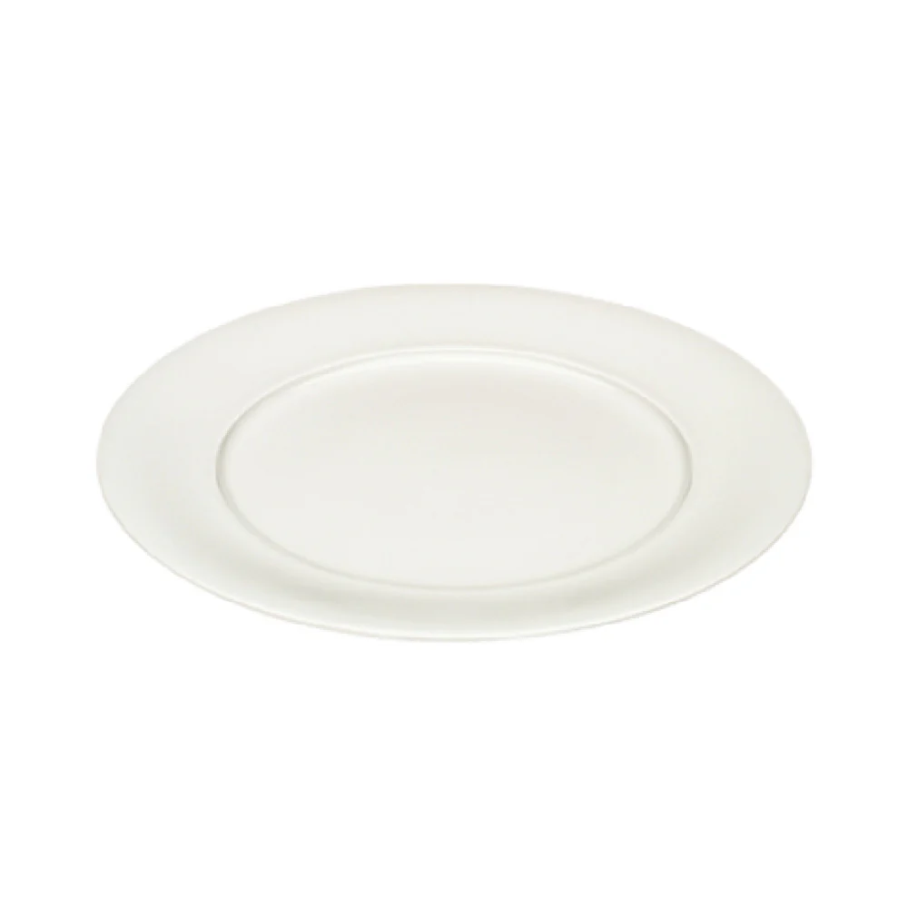 BauscherHepp T510026 10-2/5 Inch Round Plate Porcelain with Wide Rim