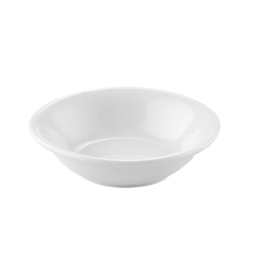 CAC China UVS-32 3-1/2 Oz Universal Fruit Dish Round Porcelain Super White