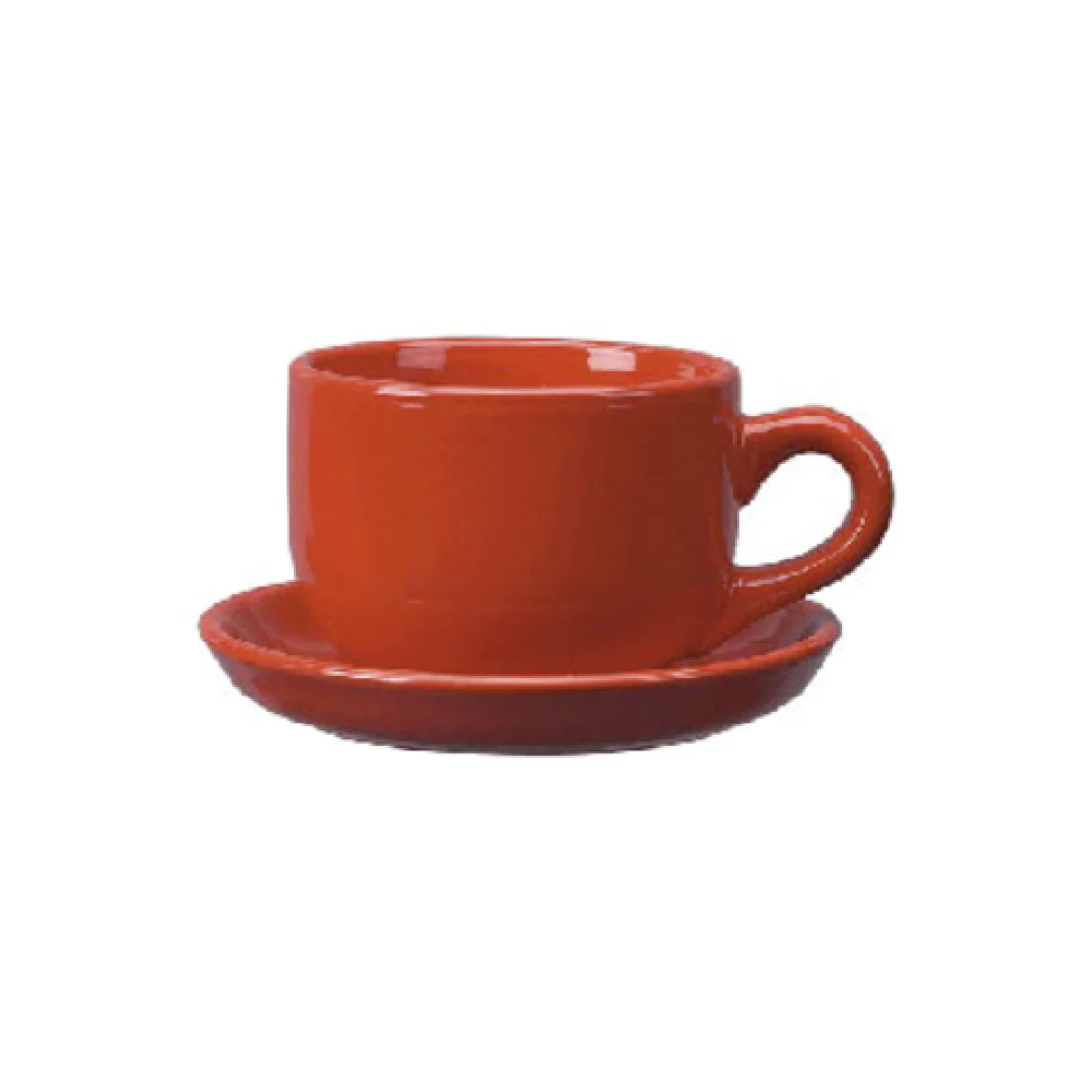 International Tableware 822-2194 14 Oz Cup Crimson Red with Handle Ceramic