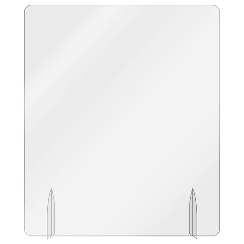 Aarco FPT3630 36 Inch Freestanding Protection Shield Clear Acrylic Heavy-duty Aarco FPT3630 36 Inch Freestanding Protection Shield Clear Acrylic Heavy-duty